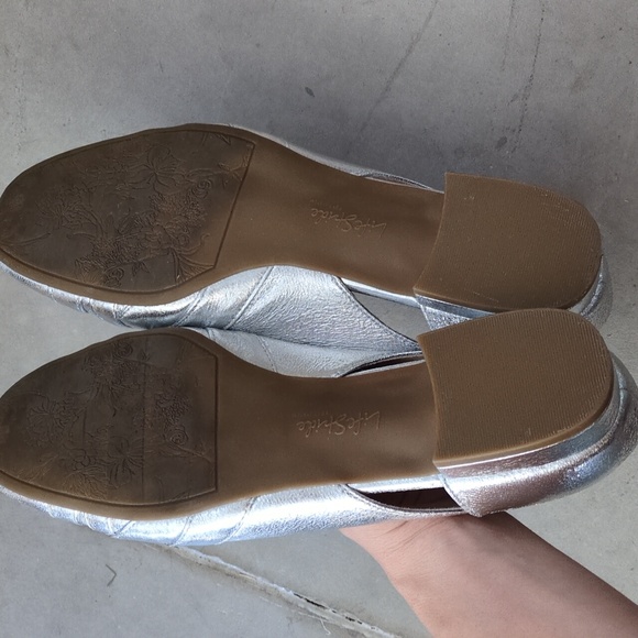 Life Stride Carmen Silver Metallic Slip On Ballerina Flats Women's‎ Size 9.5 - Picture 5 of 6